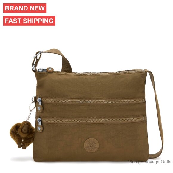 Medium Crossbody Bag with Multiple Compartments Adjustable Strap Lightweight